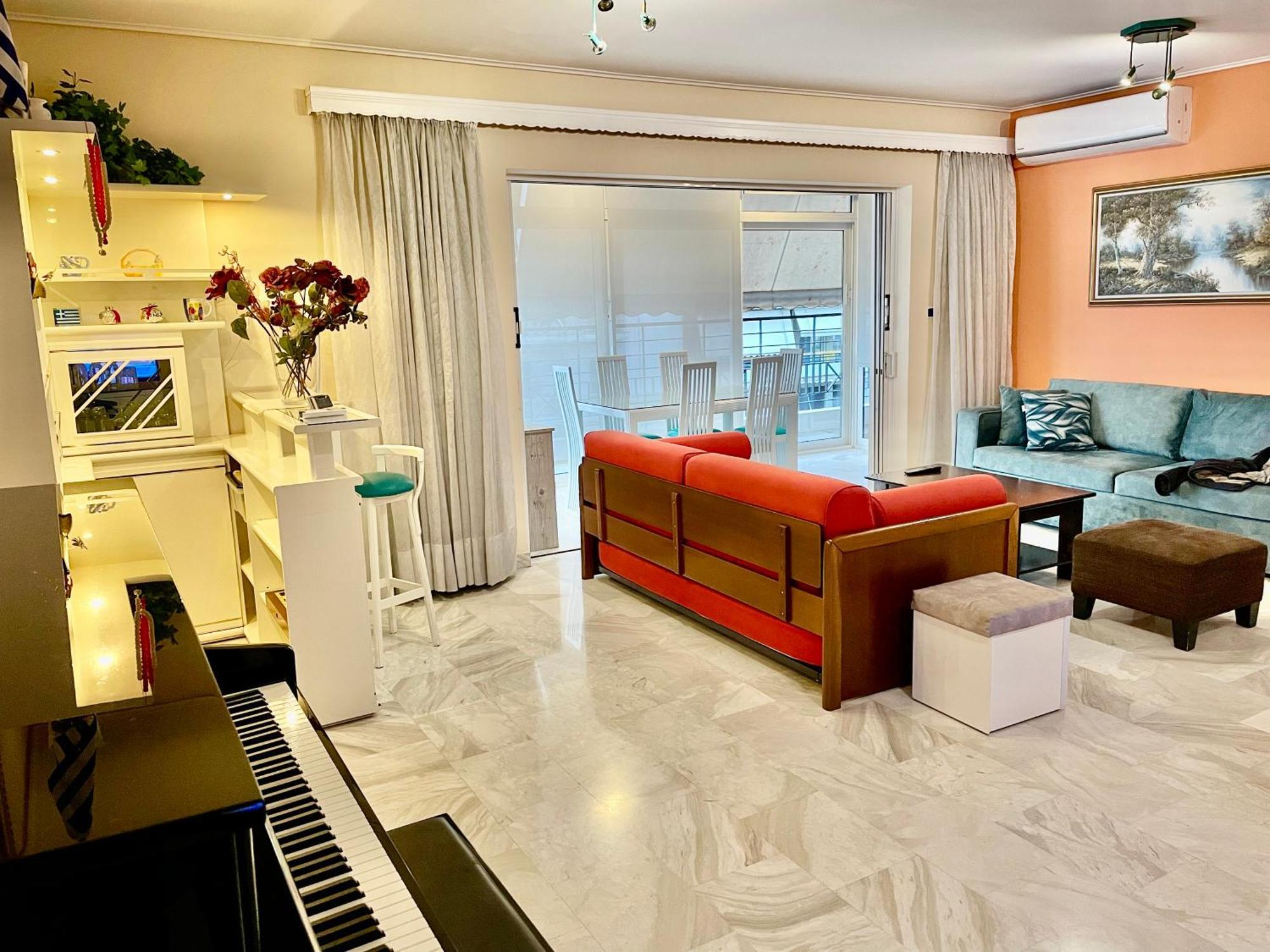 Flisvos Elite Seafront Luxury Apartment Atene Esterno foto